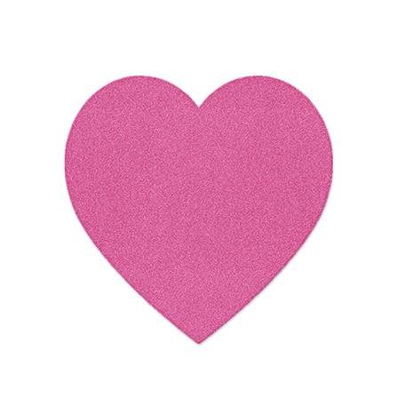 พรมเช็ดเท้าดักฝุ่น PRAW HEART-SH ROSE PINK 75X75 ซม. สีชมพู_0