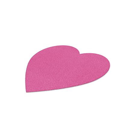 พรมเช็ดเท้าดักฝุ่น PRAW HEART-SH ROSE PINK 75X75 ซม. สีชมพู_2