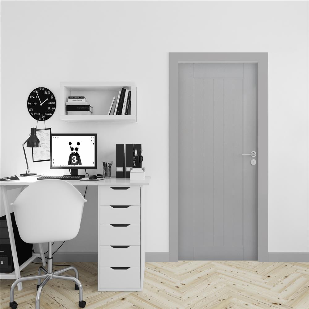 วงกบประตู UPVC MODERNWOOD 70X200 ซม. สีเทา