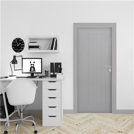 วงกบประตู UPVC MODERNWOOD 70X200 ซม. สีเทา_3