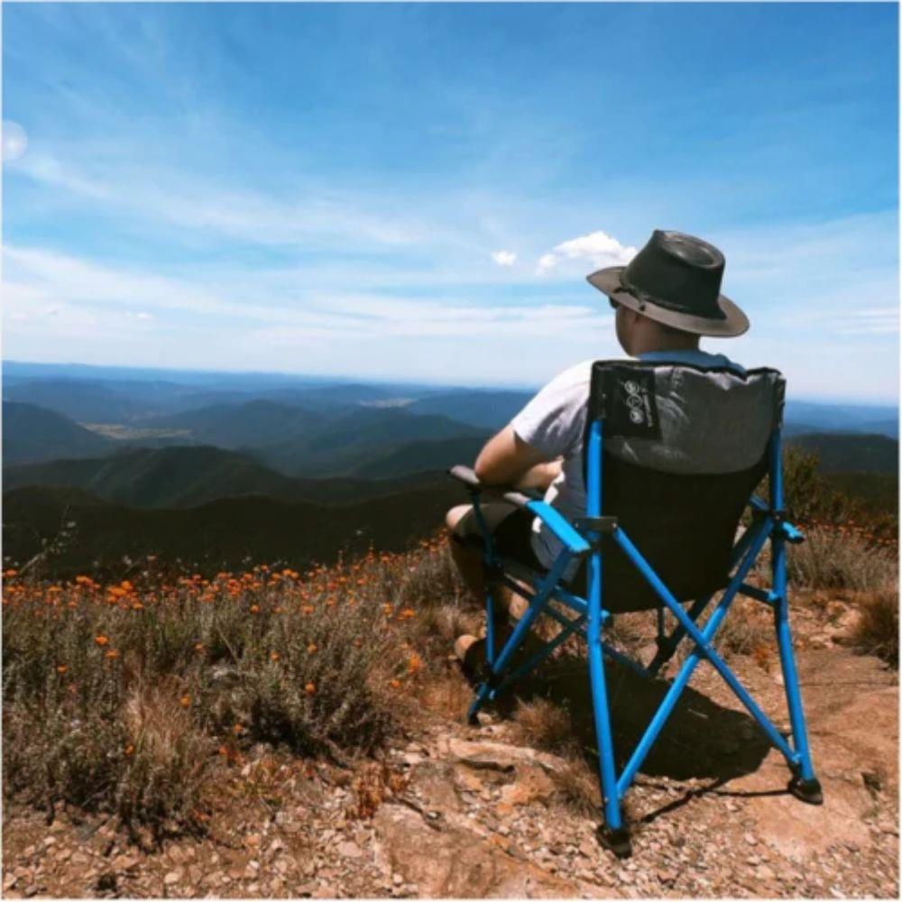 เก้าอี้สนาม NAVIGATOR THE NOWHERE CHAIR สีฟ้า/เทา