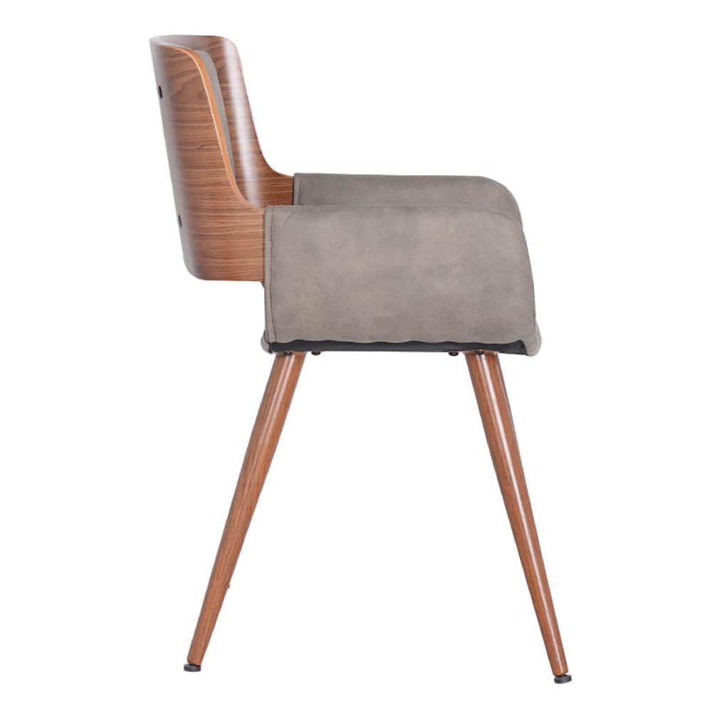 เก้าอี้ห้องอาหาร FURINTREND IVY 5-GREY PU สีเทา