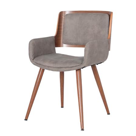 เก้าอี้ห้องอาหาร FURINTREND IVY 5-GREY PU สีเทา_0