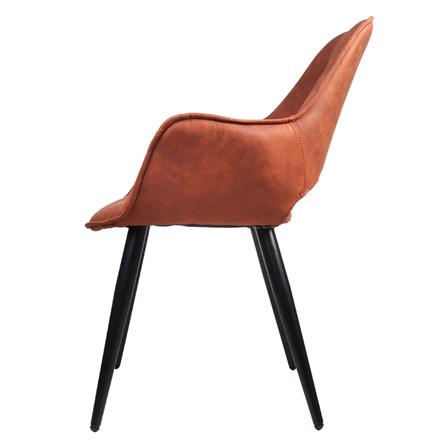 เก้าอี้ห้องอาหาร FURINTREND SEN3 FABRIC สีน้ำตาลเข้ม_2