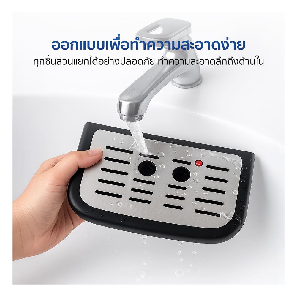 เครื่องชงกาแฟเอสเพรสโซ่ WORLDTECH WT-CM15 สีเงิน/ดำ