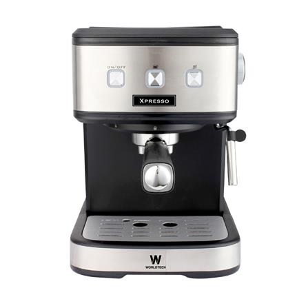 เครื่องชงกาแฟเอสเพรสโซ่ WORLDTECH WT-CM15 สีเงิน/ดำ_0