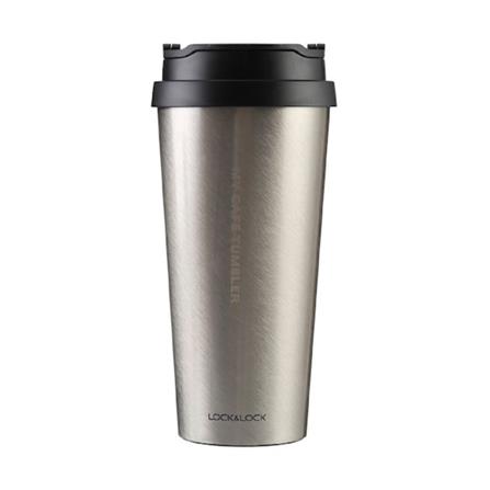 แก้วสุญญากาศ LOCKNLOCK CLIP TUMBLER 540 มล. สีเงิน_0