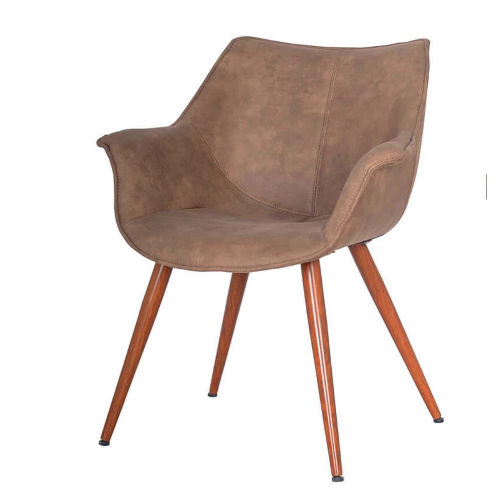 เก้าอี้ห้องอาหาร FURINTREND SEN1 BROWN FABRIC สีน้ำตาล