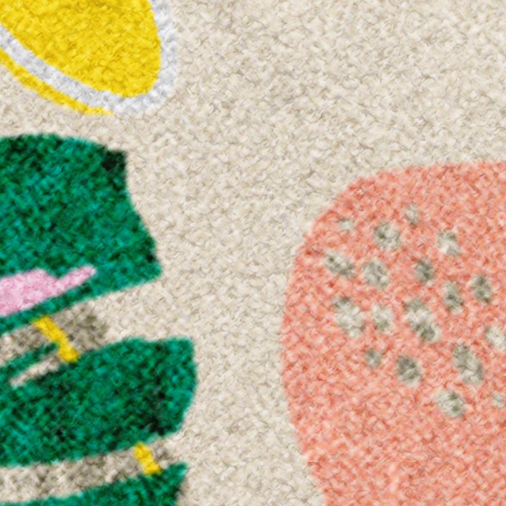 พรมเช็ดเท้าดักฝุ่น PRAW TROPICAL MONSTERA DE/PR237 50X75 ซม. สีเขียว