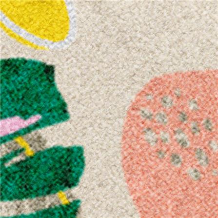 พรมเช็ดเท้าดักฝุ่น PRAW TROPICAL MONSTERA DE/PR237 50X75 ซม. สีเขียว_1