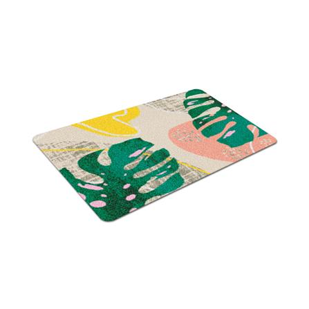 พรมเช็ดเท้าดักฝุ่น PRAW TROPICAL MONSTERA DE/PR237 50X75 ซม. สีเขียว_2