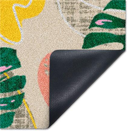 พรมเช็ดเท้าดักฝุ่น PRAW TROPICAL MONSTERA DE/PR237 50X75 ซม. สีเขียว_4