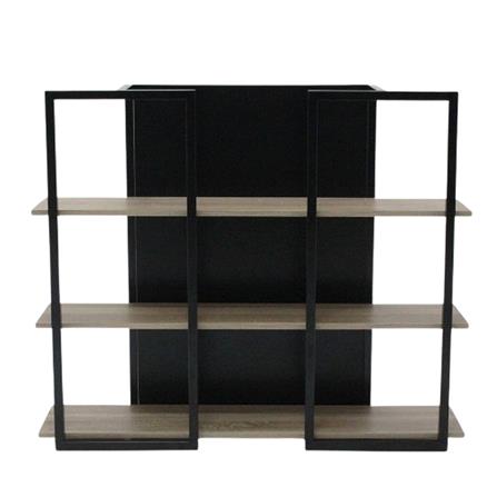 ชั้นวางของโล่ง LOOMS DYLAN 19212225 120 ซม. สีไม้อ่อน/ดำ_1