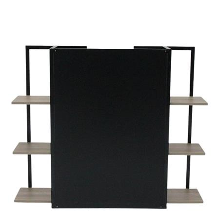 ชั้นวางของโล่ง LOOMS DYLAN 19212225 120 ซม. สีไม้อ่อน/ดำ_4