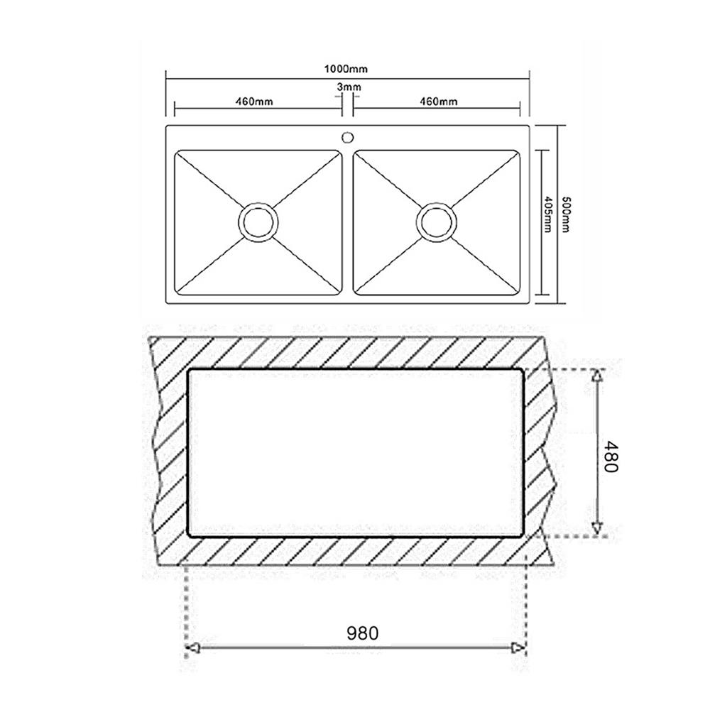 ซิงค์ฝัง 2 หลุม TEKA TQ 2B PVD BLACK