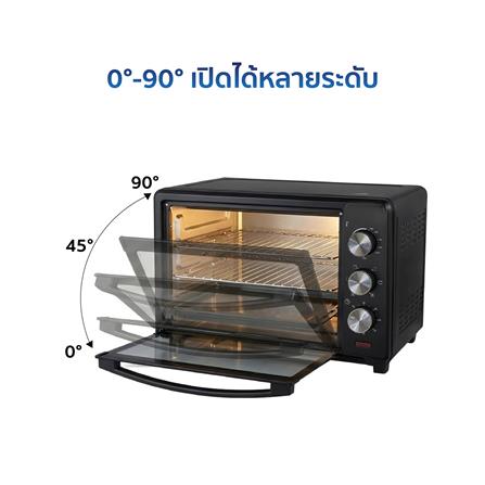 เตาอบเล็กแมนนวล WORLDTECH WT-OV30L สีดำ_2