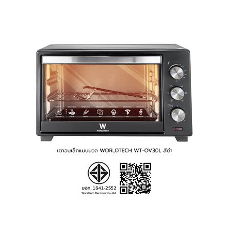 เตาอบเล็กแมนนวล WORLDTECH WT-OV30L สีดำ_10
