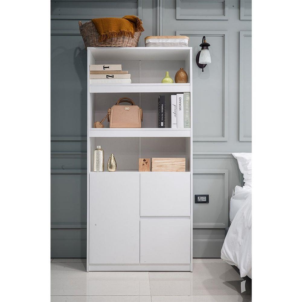 ตู้สูง LOOMS HEIDI 19210356 80 ซม. สีขาว