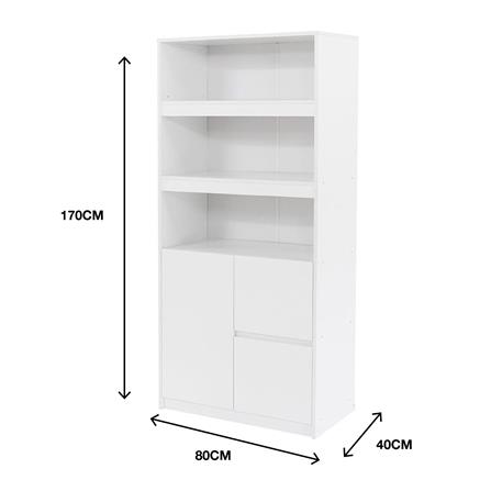 ตู้สูง LOOMS HEIDI 19210356 80 ซม. สีขาว_7