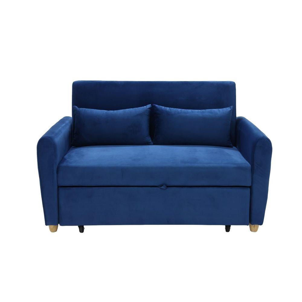 โซฟาเบด 2 ที่นั่ง LOOMS MILLKY 19224751 สีฟ้า