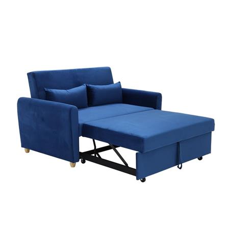 โซฟาเบด 2 ที่นั่ง LOOMS MILLKY 19224751 สีฟ้า_3