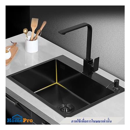 ซิงค์ฝัง 1 หลุม TEKA TQ60 1B PVD BLACK ดำ_2