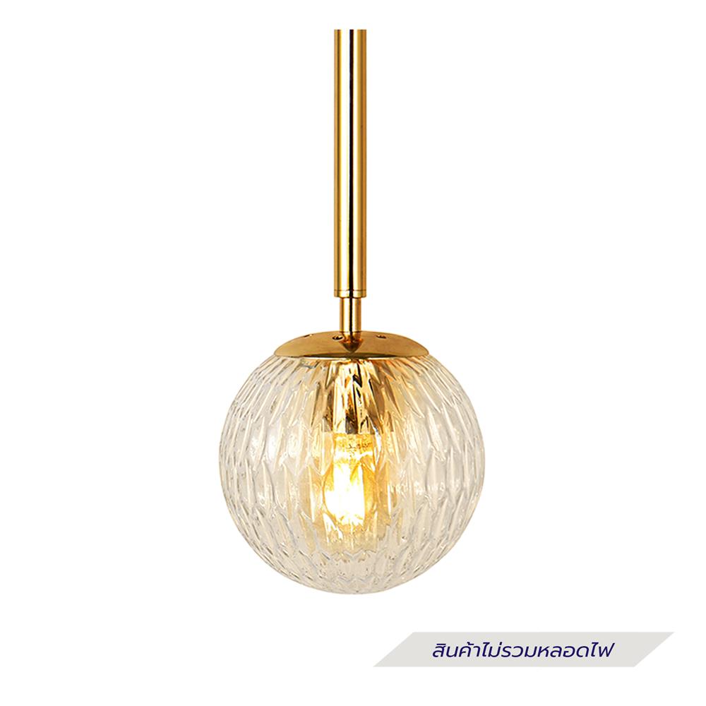 ไฟช่อ CARINI P2461050 สีทอง/ใส 1 หัว