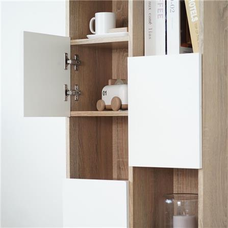 ชั้นวางของหน้าบานผสม LOOMS CONELL 19211162 50 ซม. สีขาว_2