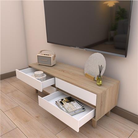 ตู้วางทีวี LOOMS ROOKIE 19225356 120 ซม. สีโซลิดโอ๊ค_6