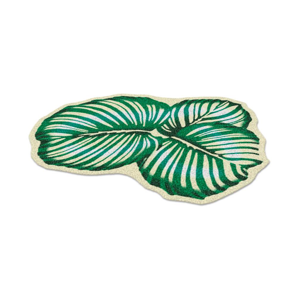 พรมเช็ดเท้าดักฝุ่น PRAW KLA BAITONG SH2 75X95 ซม. สีเขียว