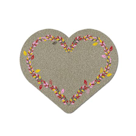 พรมเช็ดเท้าดักฝุ่น PRAW FOLK HEART-SH2 75X87 ซม. สีน้ำตาล_0