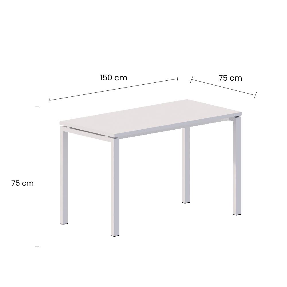 โต๊ะอเนกประสงค์ OFFICEINTREND NEWTRON W-WL 150 ซม. สีขาว