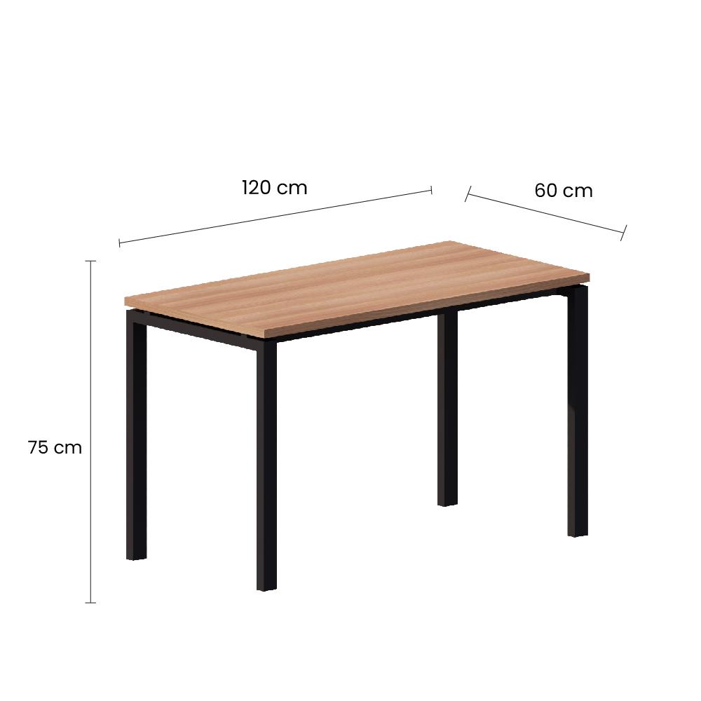 โต๊ะอเนกประสงค์ OFFICEINTREND NEWTRON BL-CAPU 120 ซม. สีน้ำตาล/ดำ