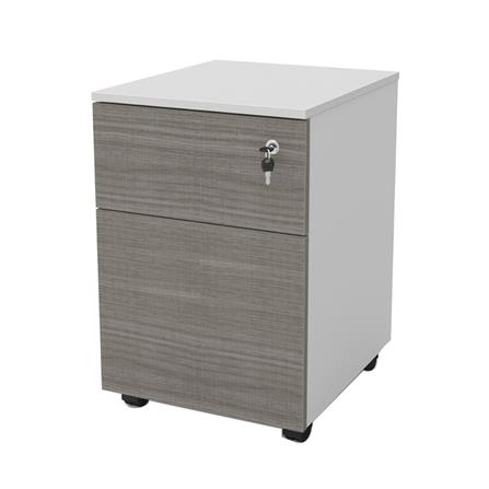 ตู้ลิ้นชัก 2 ลิ้นชัก OFFICEINTREND W-COMBI 41.5 ซม. สีขาว/เทา_0