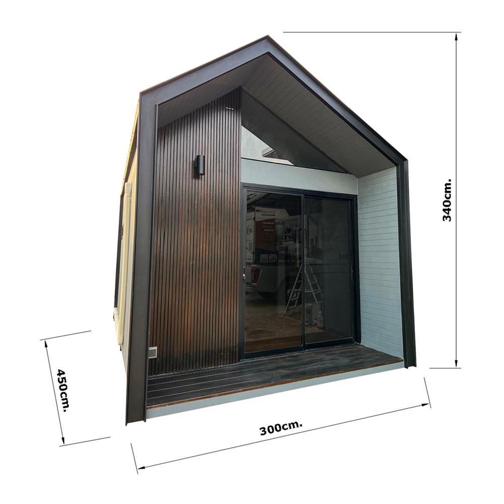 บ้านน็อคดาวน์ แบบ 5 นอร์ดิก T.C. GRANDHOME 4.5X3X3.4 ม.