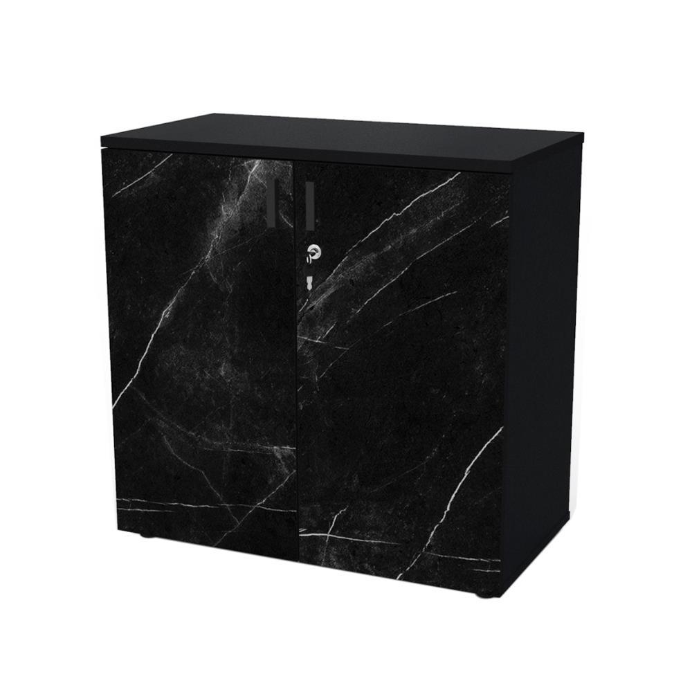 ตู้บานเปิด OFFICEINTREND B-MIDNIGHT สีดำ