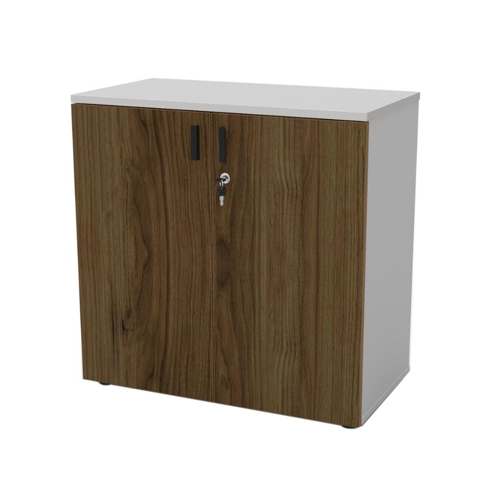 ตู้บานเปิด OFFICEINTREND W-VINTAGE สี VINTAGE OAK/ขาว