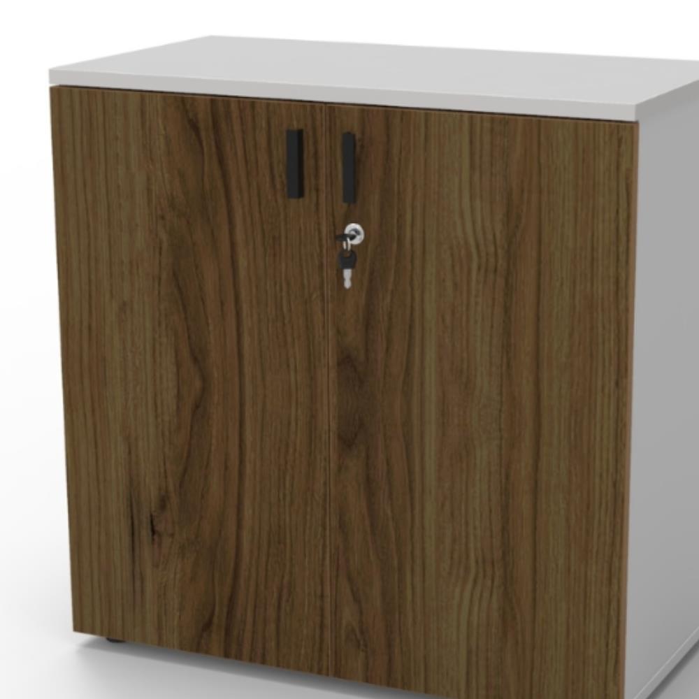 ตู้บานเปิด OFFICEINTREND W-VINTAGE สี VINTAGE OAK/ขาว