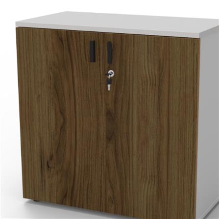 ตู้บานเปิด OFFICEINTREND W-VINTAGE สี VINTAGE OAK/ขาว_1