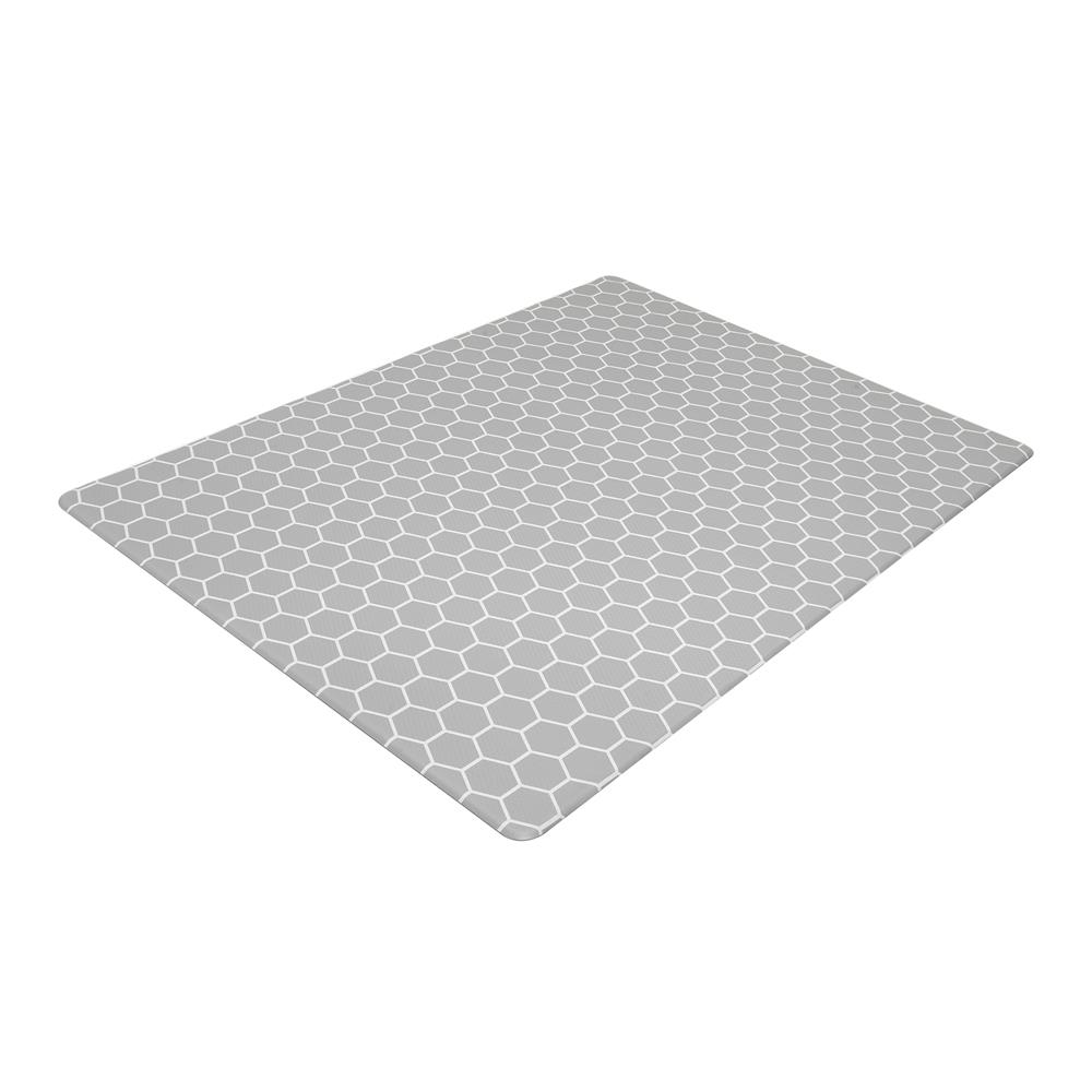 แผ่นอเนกประสงค์ HOME LIVING STYLE HEXA 135X185 ซม. สีเทา