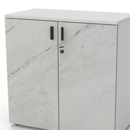 ตู้บานเปิด OFFICEINTREND W-GRANITE สีขาว_1