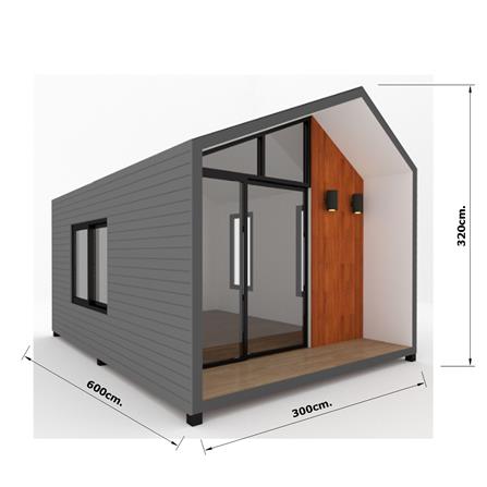 บ้านน็อคดาวน์ แบบ 2 นอร์ดิก T.C. GRANDHOME 6X3X3.2 ม._3
