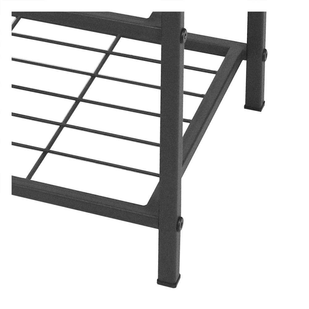 ชั้นรองเท้า 3 ชั้น พร้อมท็อปไม้ STACKO FLEXI 70X30X68 ซม. สีเทา