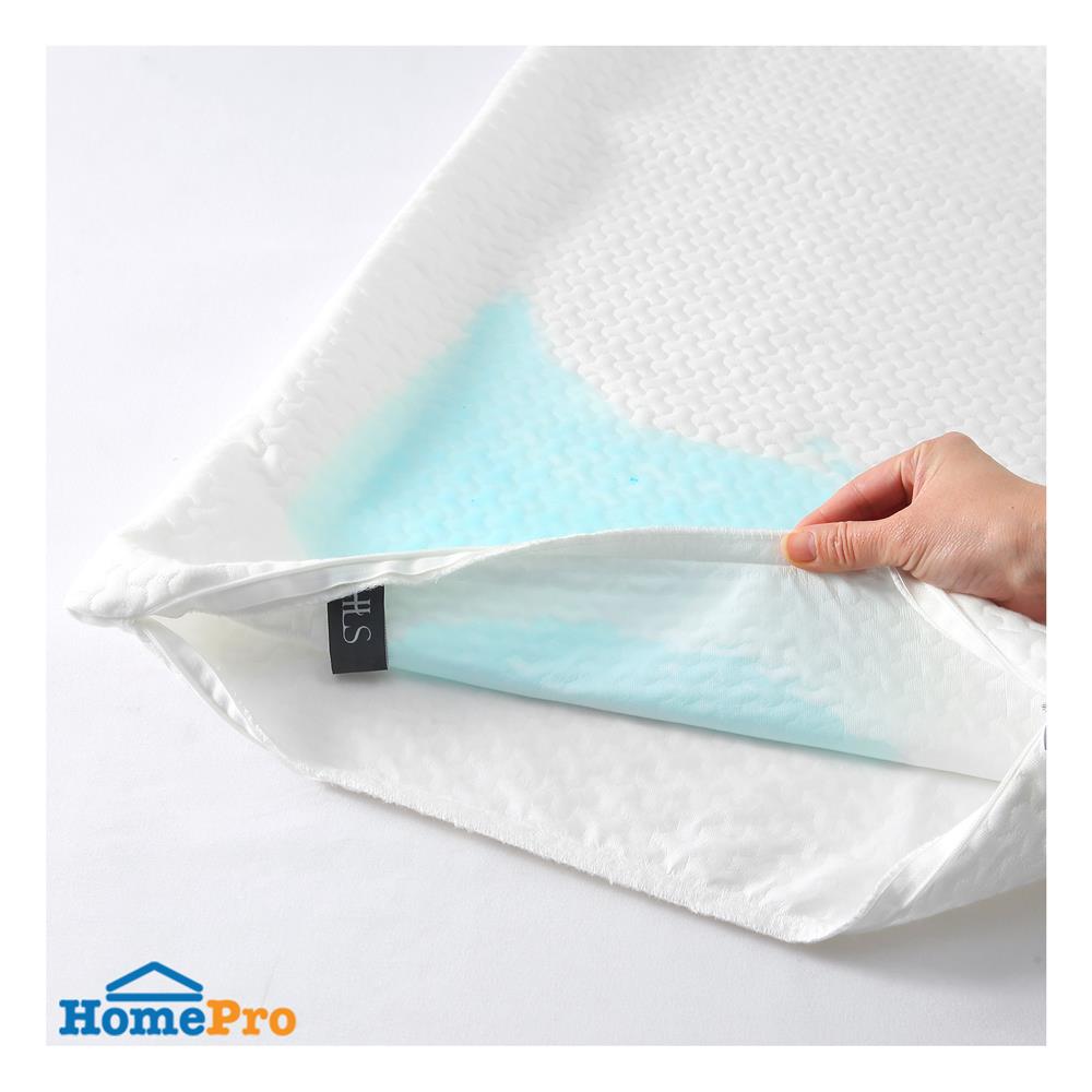 ปลอกหมอนหนุนกันเปื้อน HOME LIVING STYLE LUKA สีขาว