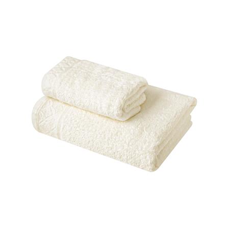 ผ้าขนหนู GIFT SET FROLINA CHARISMA EXQUISITE สี CREAM แพ็ก 2 ชิ้น_0