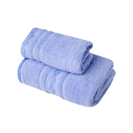 ผ้าขนหนู GIFT SET FROLINA HAPPINESS INFINITY สี BLUE แพ็ก 2 ชิ้น_0