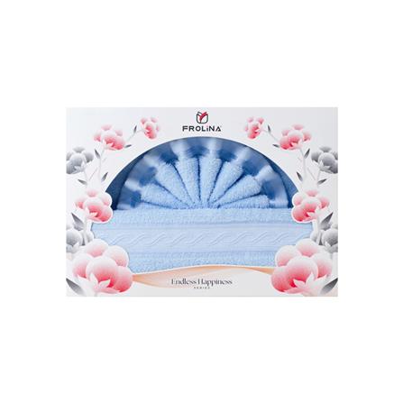 ผ้าขนหนู GIFT SET FROLINA HAPPINESS IMAGINE สี BLUE_5