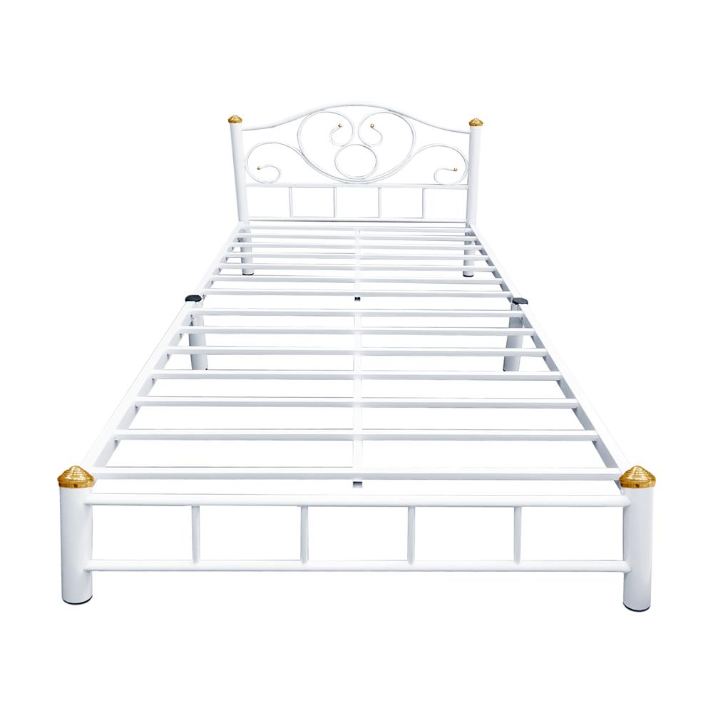 เตียงเหล็ก 3.5 ฟุต THAIBULL SSTFOC-032-105 สีขาว