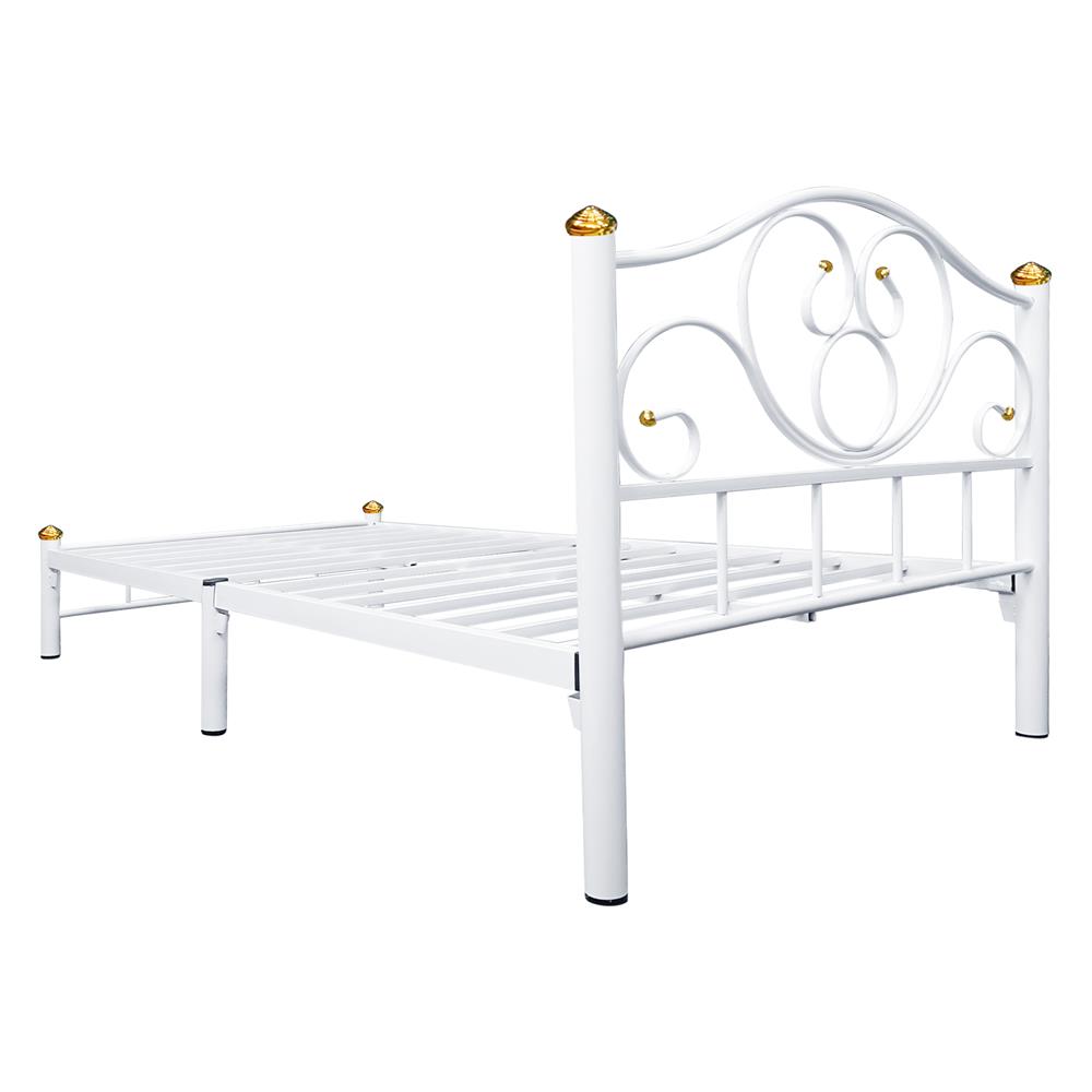 เตียงเหล็ก 3.5 ฟุต THAIBULL SSTFOC-032-105 สีขาว