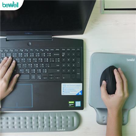 แผ่นรองข้อมือ BEWELL G097172-OF008 สีเทา_1